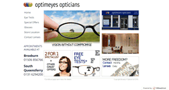 Desktop Screenshot of optimeyesopticians.co.uk